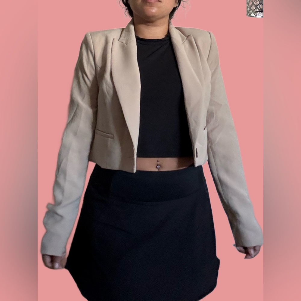 Express Tan Blazer Jacket